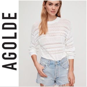 AGOLDE Parker Shorts Light Denim Size 26